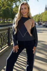 Multi Argyle Crew Neck Jumper