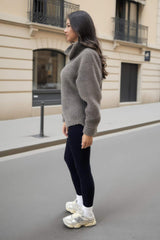 Grey 1/4 Zip Teddy Sweatshirt