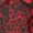 Red V Neck Animal Print Dress