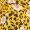 Yellow Animal Print Dress With Floral Detail