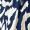 Navy And Cream Abstract Print 2 In 1 Smock Midi Dress