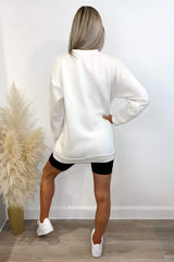 Cream LOVE Sweatshirt